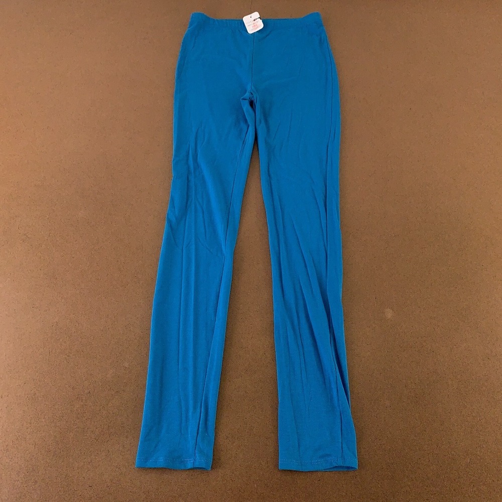 Fashion Nova Women's Szie Small Blue High Rise Pull On Full Length Leggings NWT